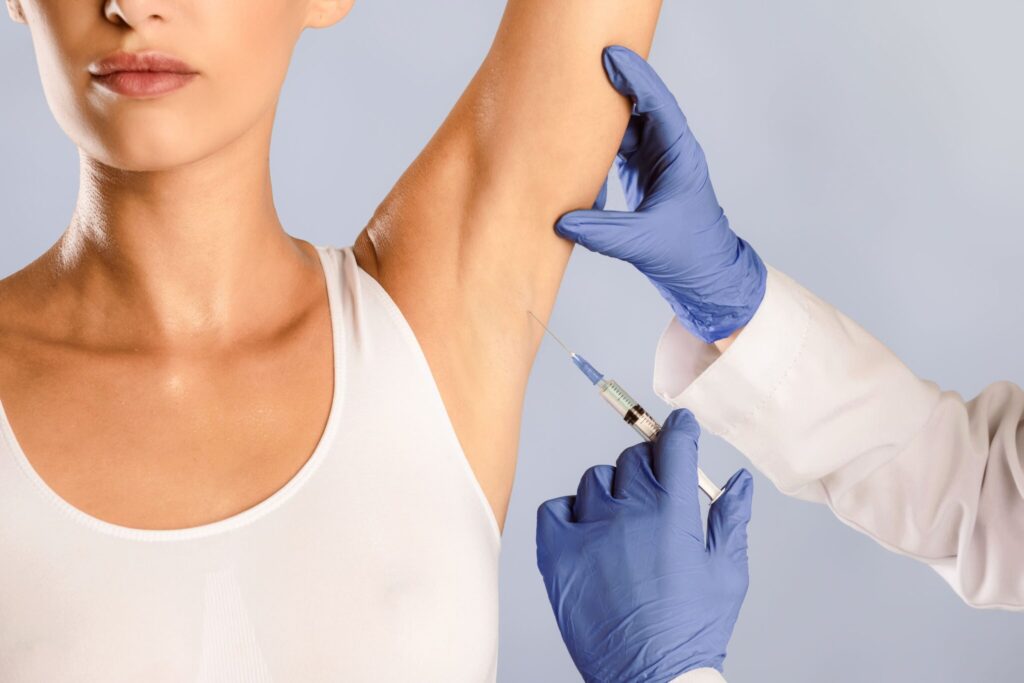 Tratamiento de la hiperhidrosis en Murcia: control médico eficaz del sudor excesivo mediante neuromoduladores 1 hiperhidrodid axila